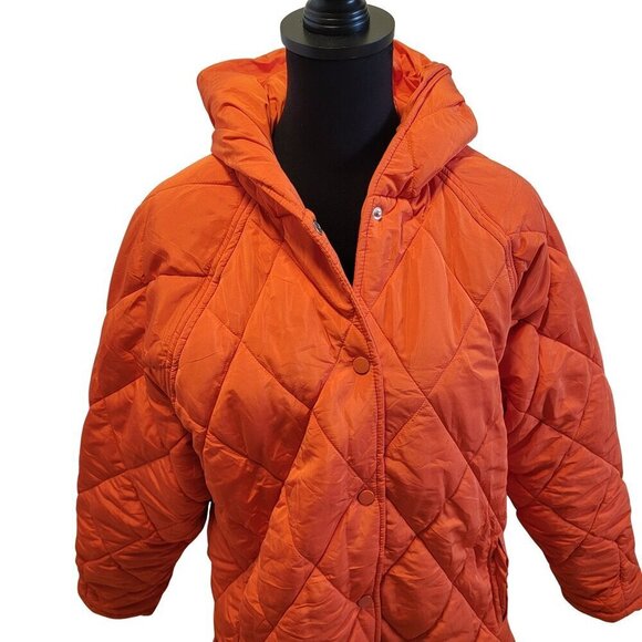 MEROKEETY Women’s Winter Coat Puffer Jacket Oversized NWT - Picture 3 of 15